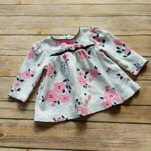 Little Me Floral Swing Top -6M